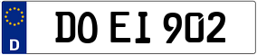 Truck License Plate